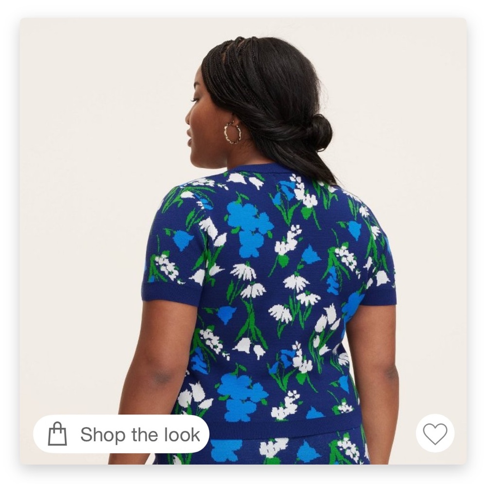 Women's Floral Short Sleeve
Pullover Sweater - kate spade new york x Target